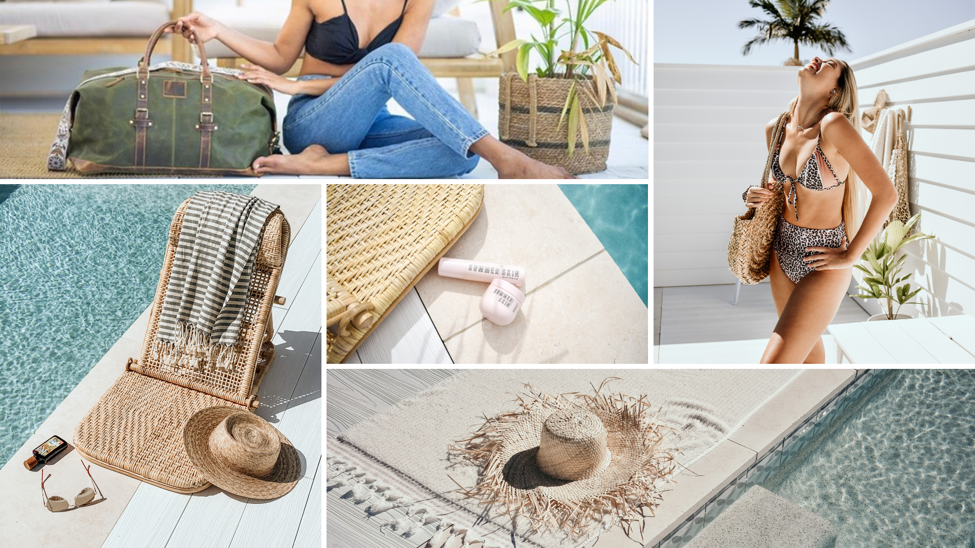 A collage of various photoshoots showcasing different styles and themes