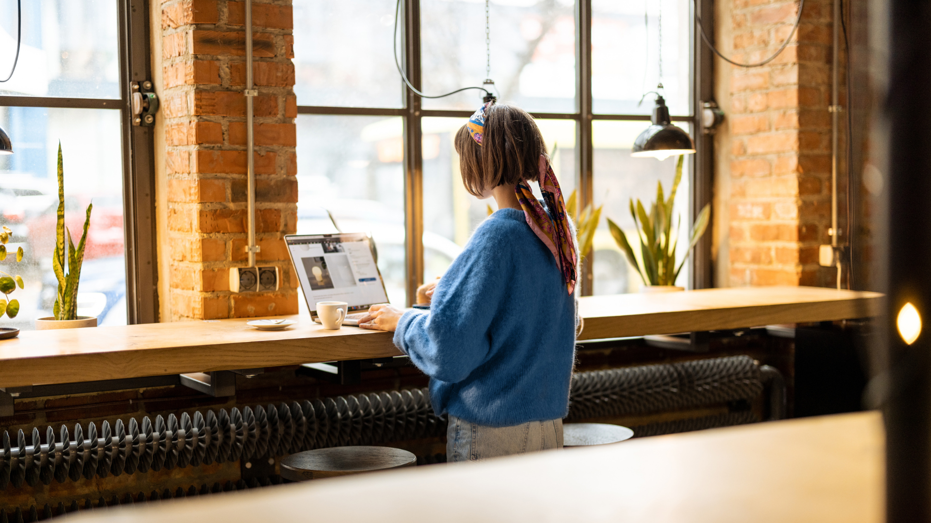 A person crafting a compelling story for their shoot location.