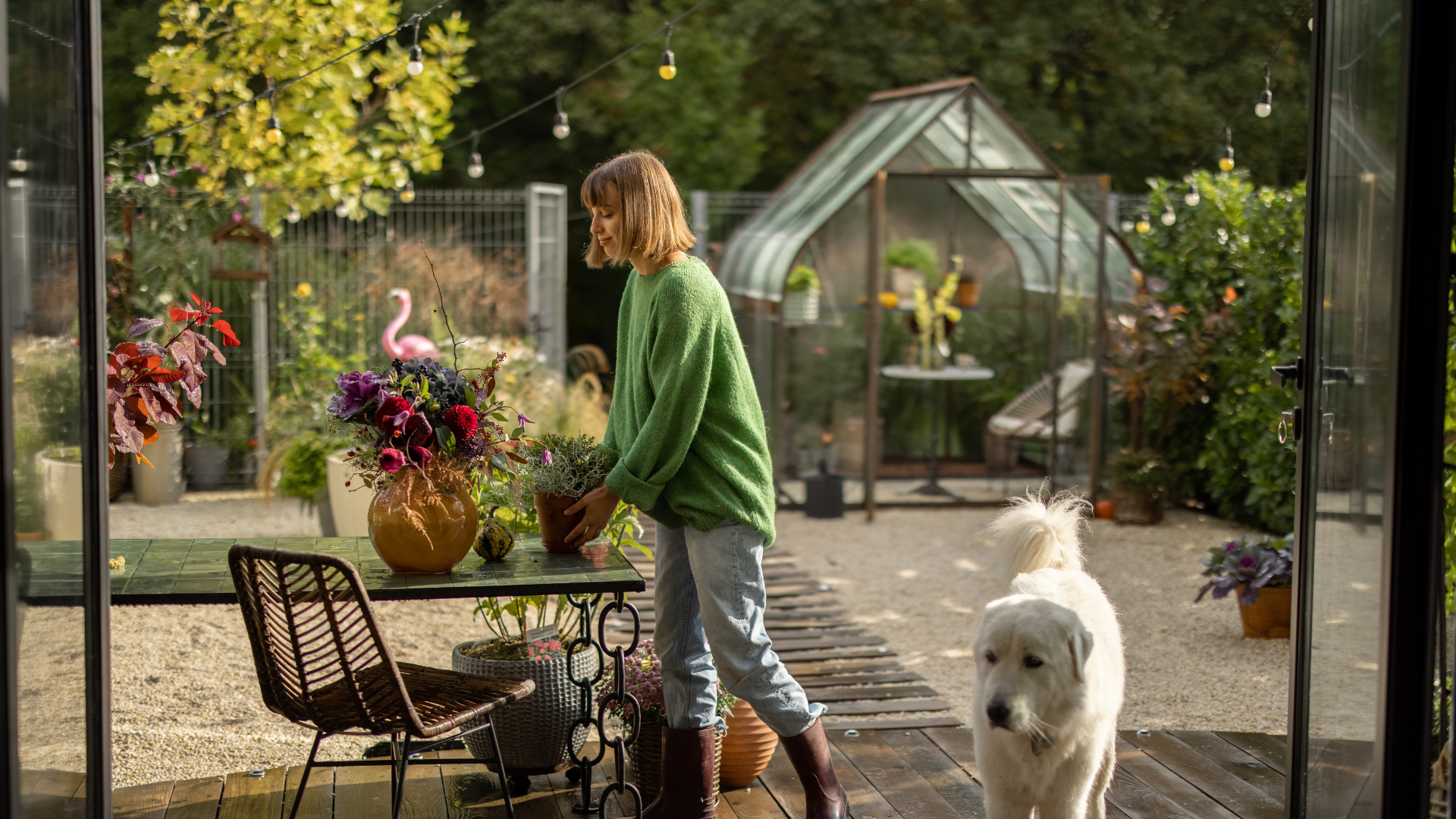 A shoot location updated to reflect current aesthetic trends.