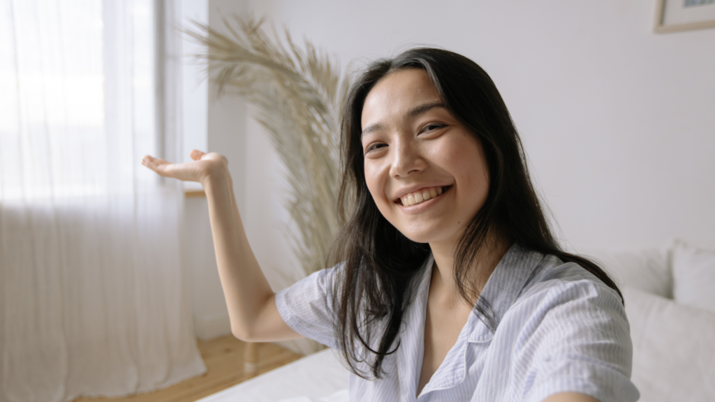 A TikTok video with creative effects and filters showcasing a shoot location.