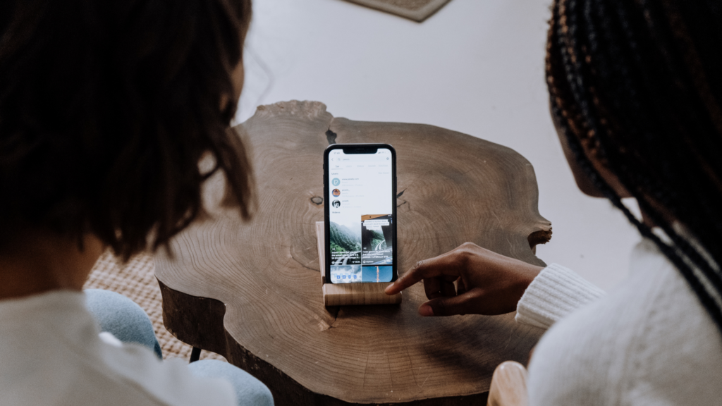 A TikTok video being shared on other social media platforms, such as Instgram reels, for cross-promotion.