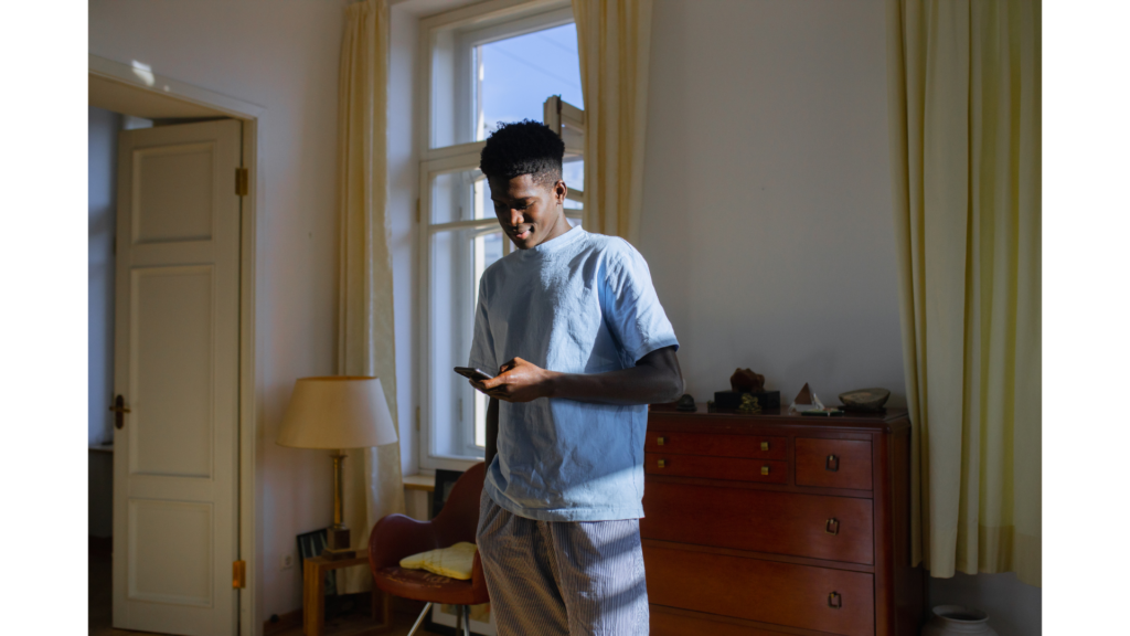 A host engaging with followers on Instagram by updating their followers and clients.