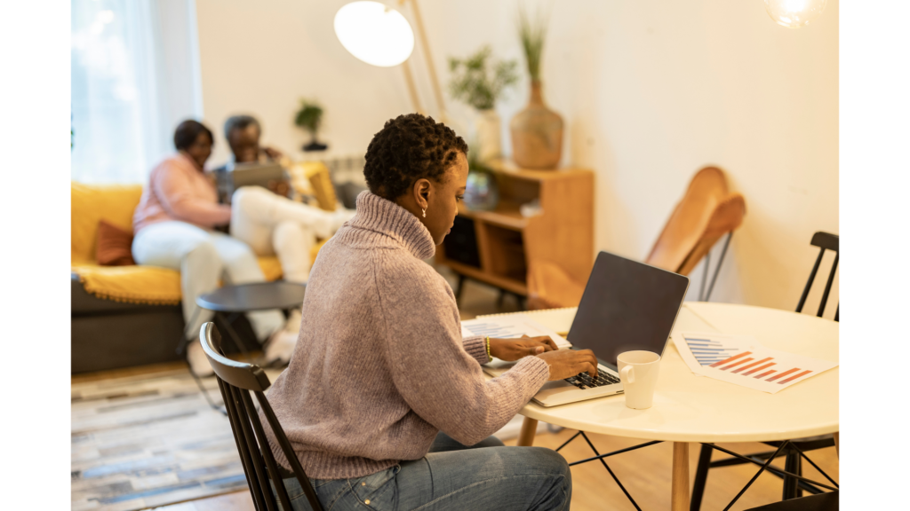 A person making a  professional LinkedIn profile showcasing a shoot location business.