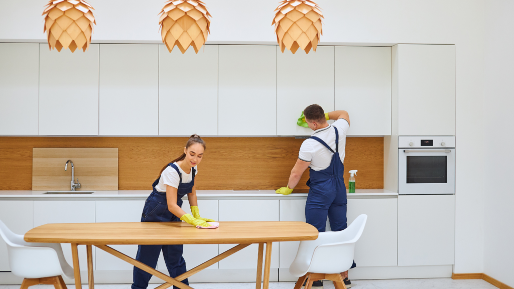A maintenance team performing repairs at a shoot location.
